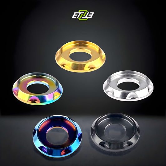 Titanium Step Gasket Washer