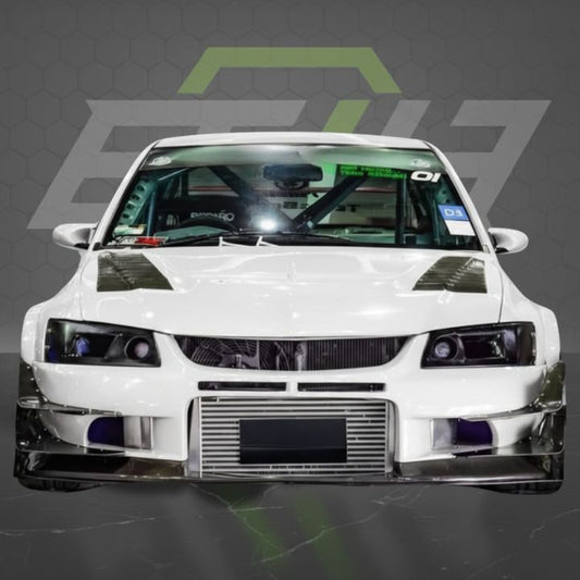ETi Evo 8/9 Carbon Fiber Time Attack Hood