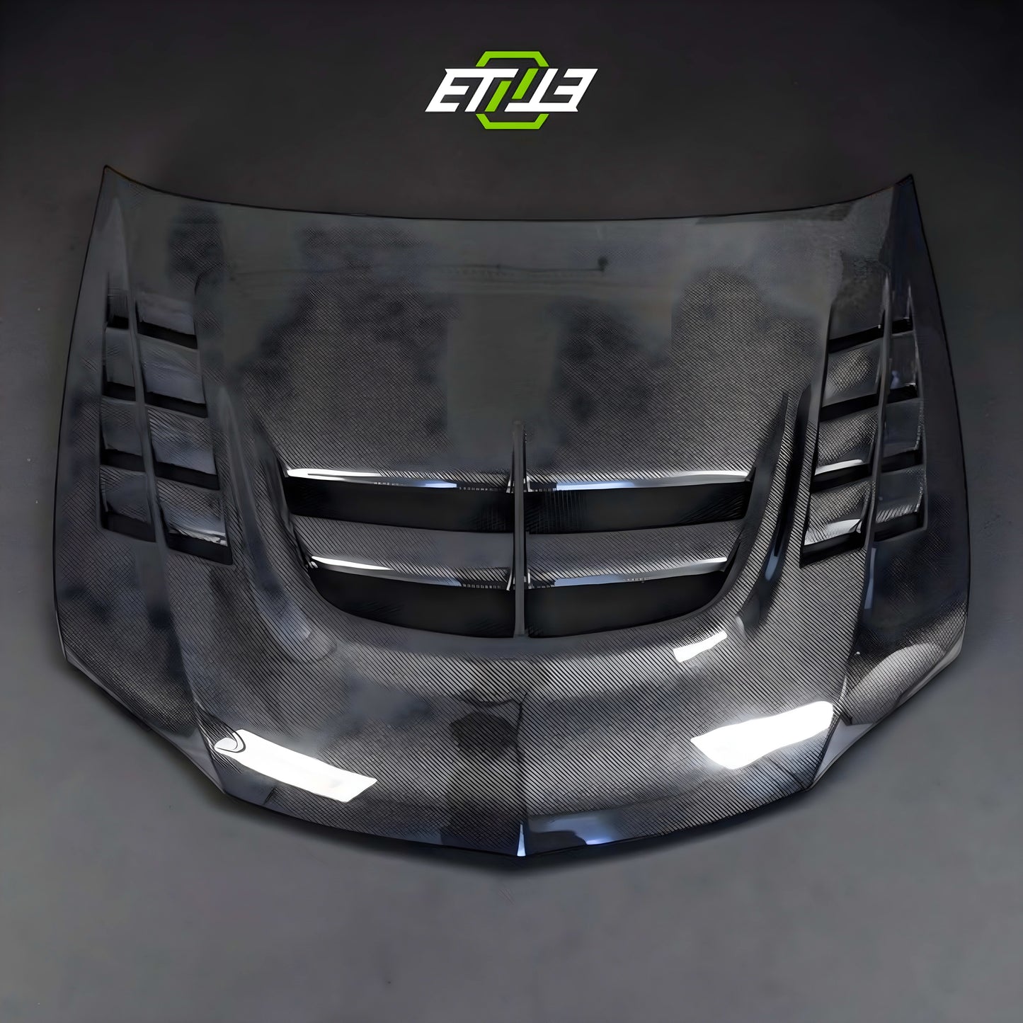VTX Cyber Evo-Style Carbon Fiber Hood – Mitsubishi Evo 8/9