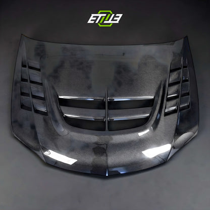 VTX Cyber Evo-Style Carbon Fiber Hood – Mitsubishi Evo 8/9