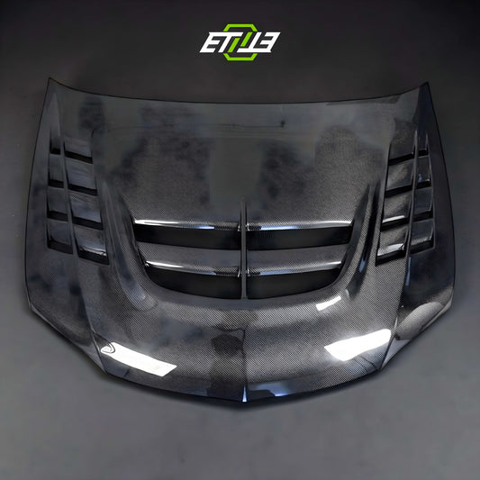VTX Cyber Evo-Style Carbon Fiber Hood – Mitsubishi Evo 8/9