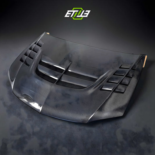 VTX Cyber Evo-Style Carbon Fiber Hood – Mitsubishi Evo 8/9