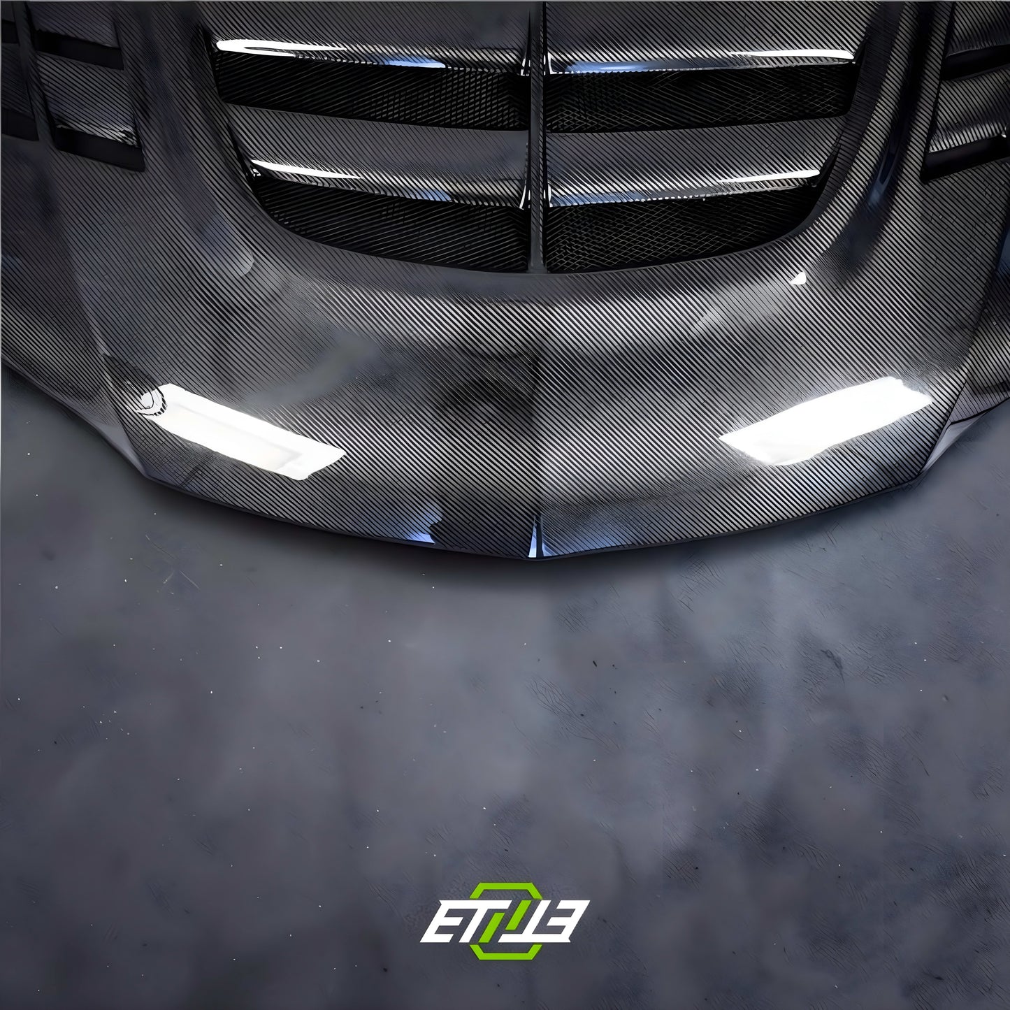 VTX Cyber Evo-Style Carbon Fiber Hood – Mitsubishi Evo 8/9