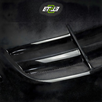 VTX Cyber Evo-Style Carbon Fiber Hood – Mitsubishi Evo 8/9