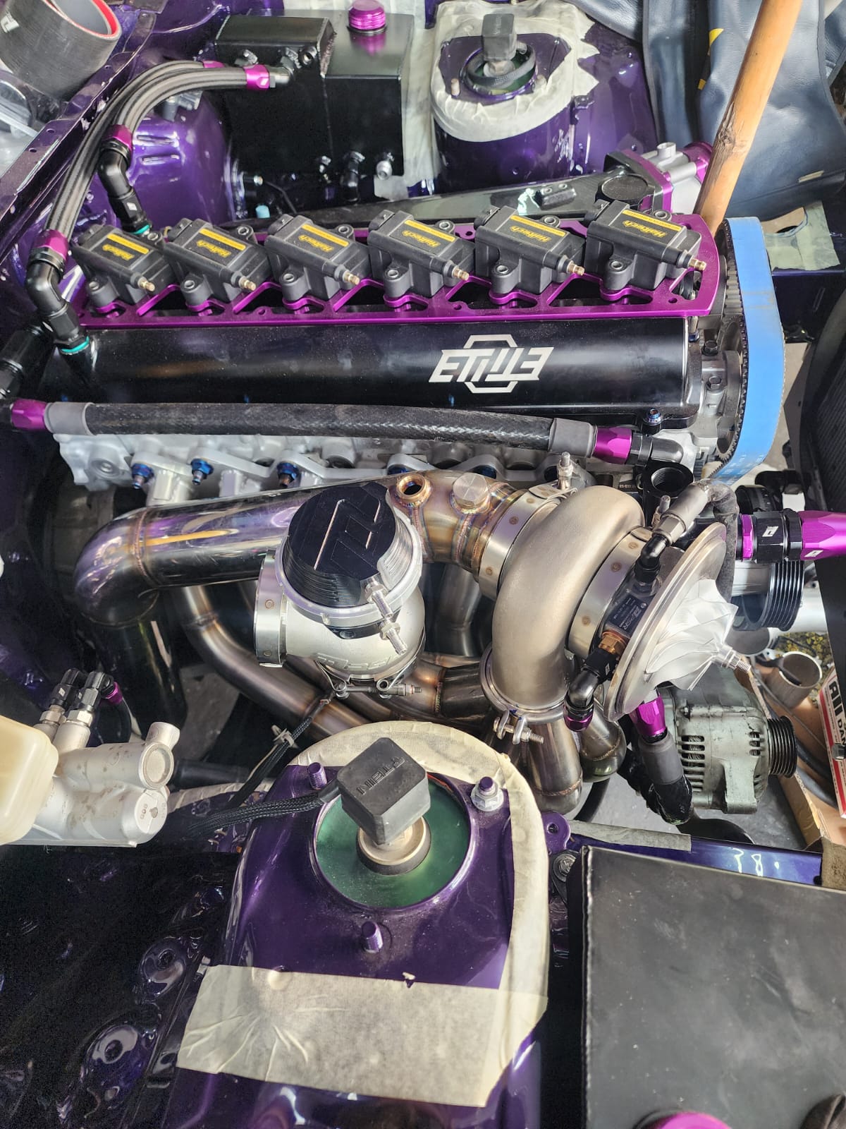 ETi 2jz Turbo Manifold