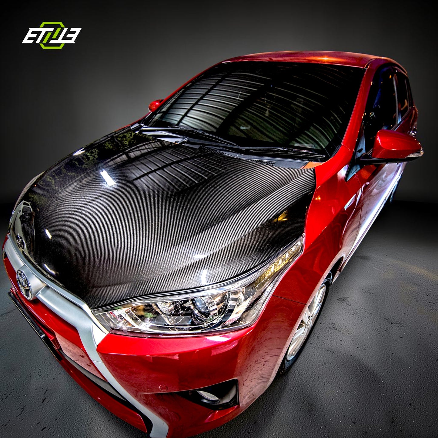 ETi Toyota Yaris OEM Carbon Fiber Hood