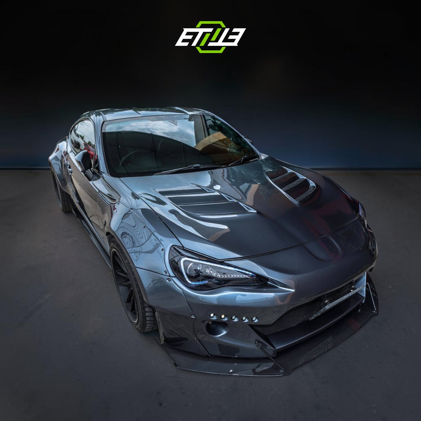 ETi Toyota FT86 Varis Carbon Fiber Hood | Elite Ti