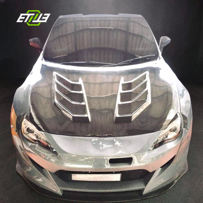 ETi GT86 Lambo Vented Style Carbon Fiber Hood | Elite Ti