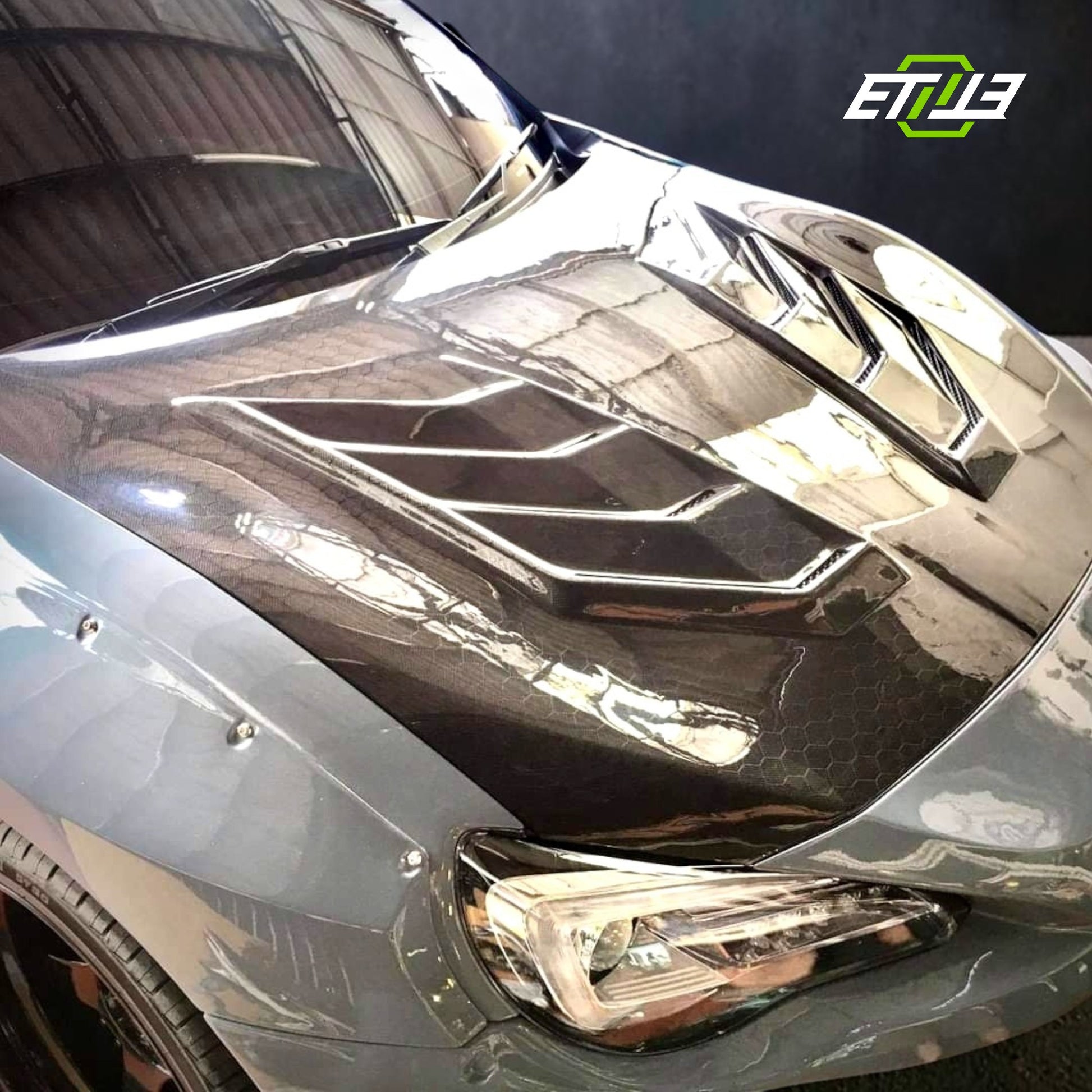 ETi GT86 Lambo Vented Style Carbon Fiber Hood | Elite Ti