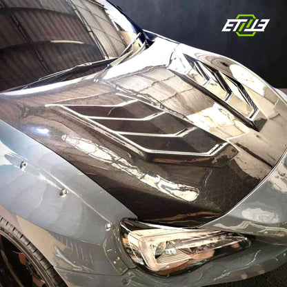 ETi GT86 Lambo Vented Style Carbon Fiber Hood | Elite Ti