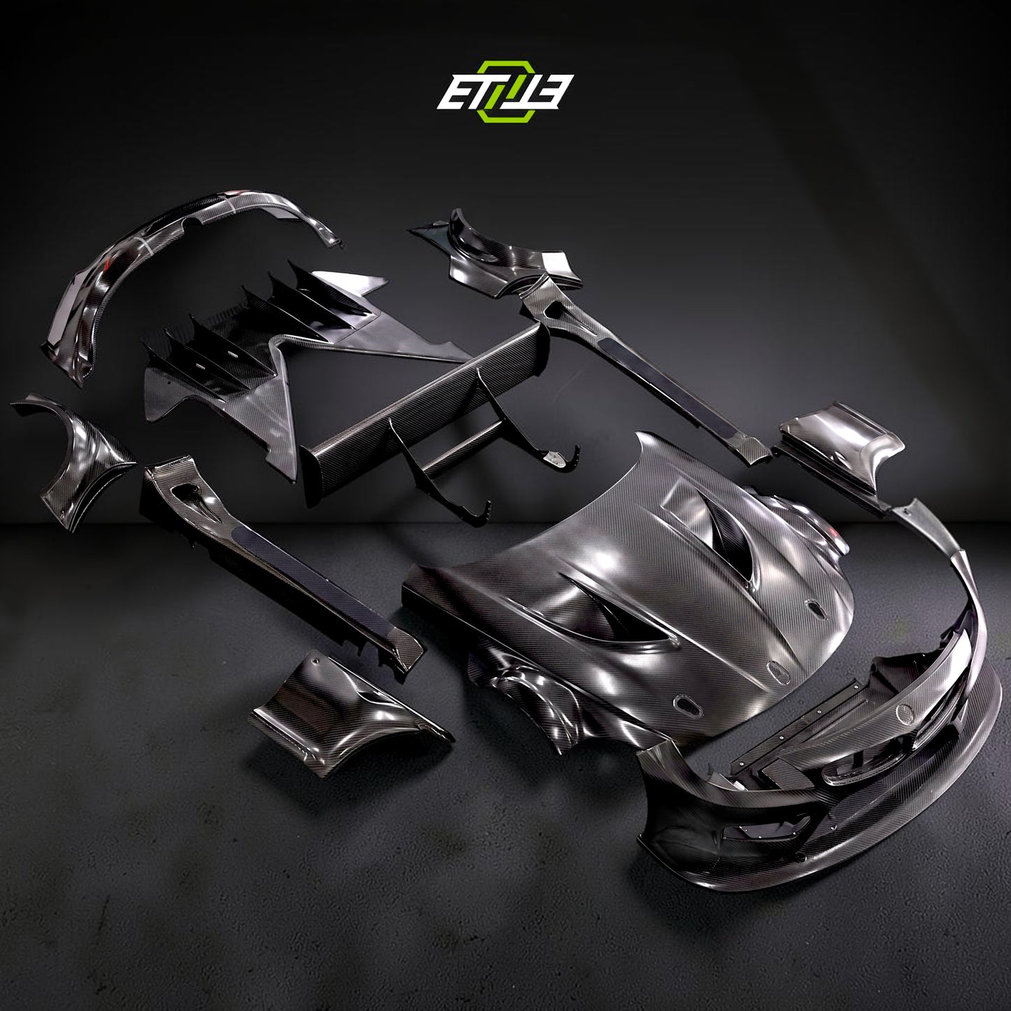 ETi BMW Z4 E89 GT-wing GT3 185x40 Carbon Fiber Spoiler