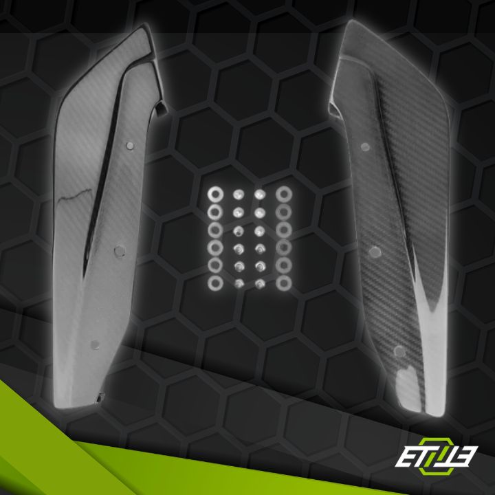 BRZ ZC6 / Scion FR - S / GT86 / FT86 ZN6 VTX - Style Rear Bumper Spats - Elite Ti