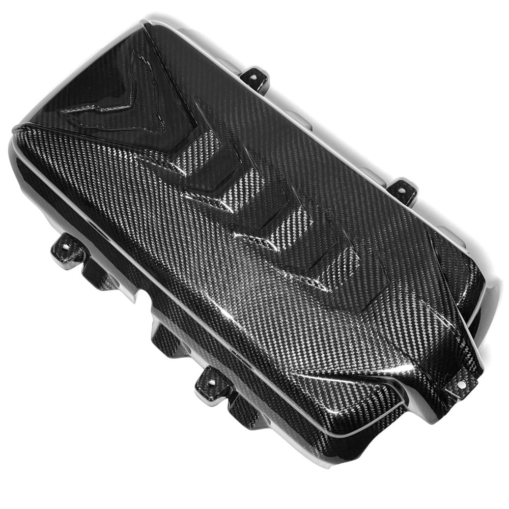 C8 Dry Carbon Engine Cover - Elite Ti