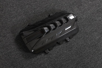 C8 Dry Carbon Engine Cover - Elite Ti