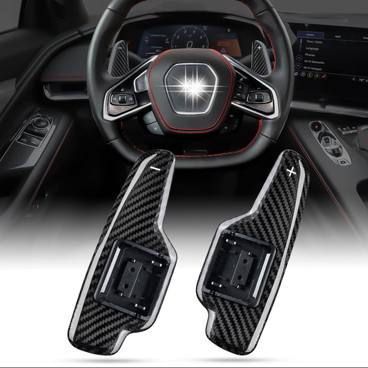 C8 Steering Wheel Paddle Shift - Elite Ti