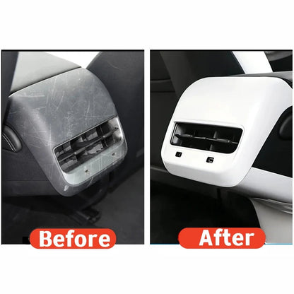 Carbon Fiber Rear Vent Cover - Elite Ti