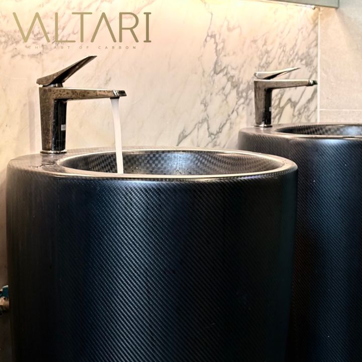 Cascade – Tall Carbon Fiber Sink - Elite Ti