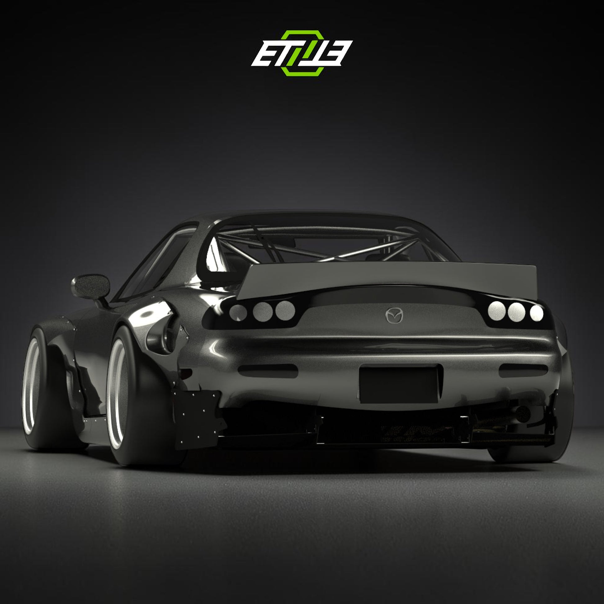 Mazda RX-7 FD3S Rocket Bunny Wide Body Kit - 11