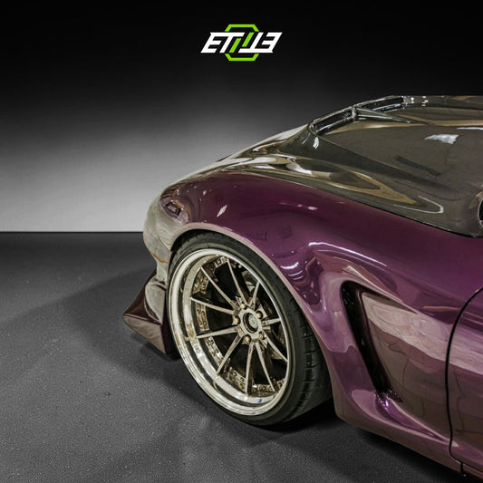 Mazda RX-7 FD3S V8 MS Engine Swap Carbon Hood - 1