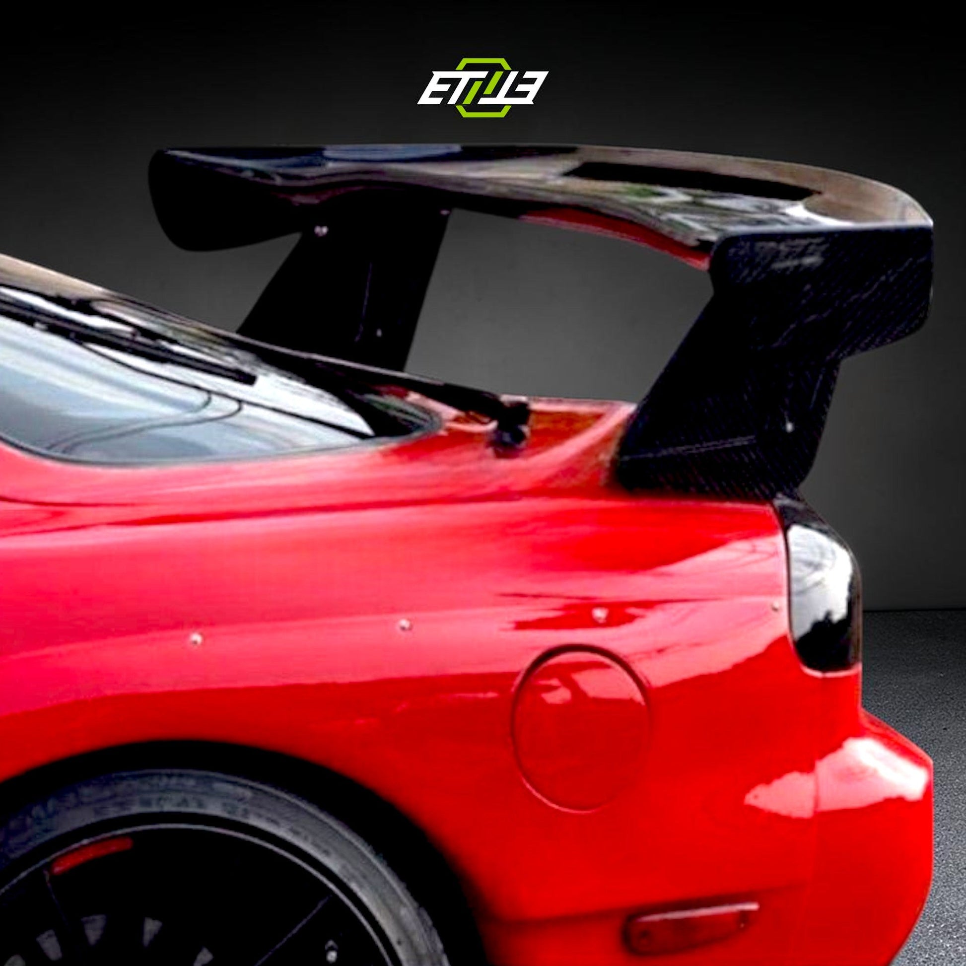 ETi Mazda RX-7 FD3S GT Style Carbon Wing - 8