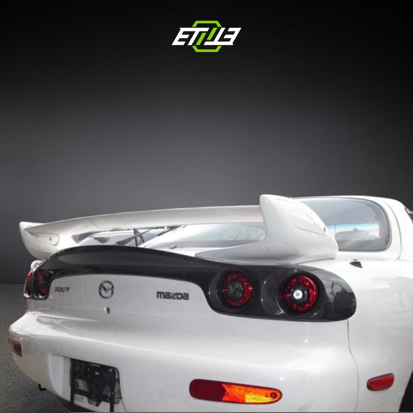 Mazda RX-7 FD3S RE-Amemiya Style Rear Tail Light Lip - 9