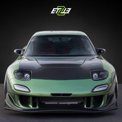 ETi Mazda RX-7 FD3S Suzuka Style Carbon Fiber Hood - 13
