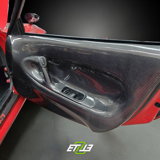 ETi Mazda RX-7 FD3S Carbon Fiber Door Cards - 1