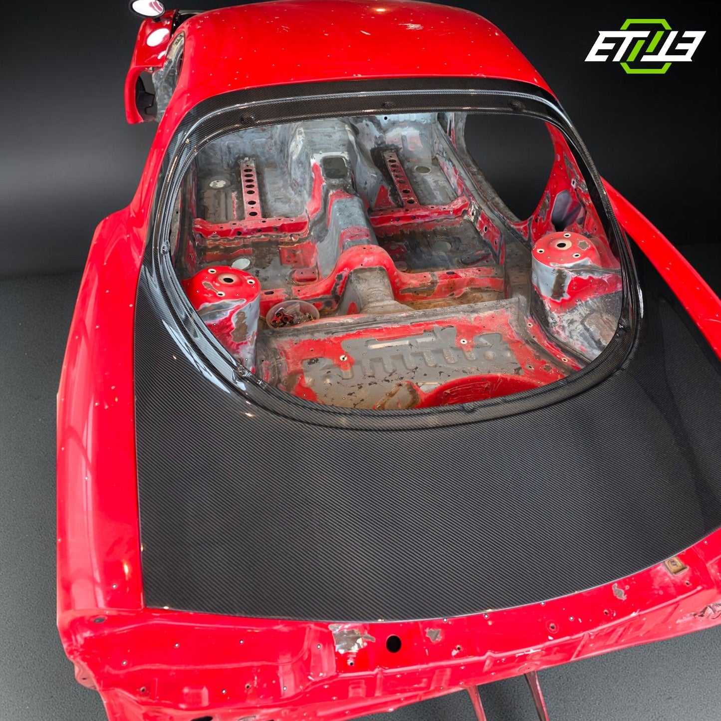 Mazda RX-7 FD3S OEM Style Carbon Fiber Rear Hatch - 5