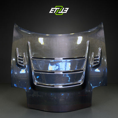 Mazda RX-7 FD3S Mod-X Vented Carbon Hood - 3