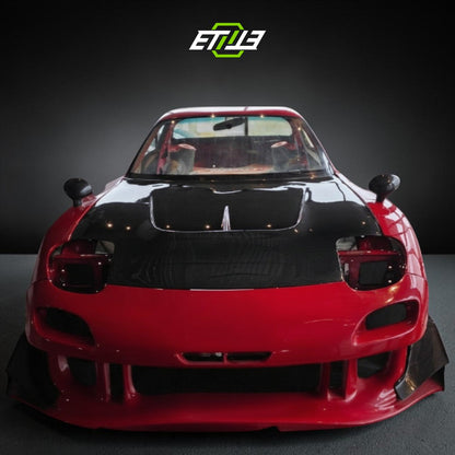 Mazda RX-7 FD3S V8 MS Engine Swap Carbon Hood - 7