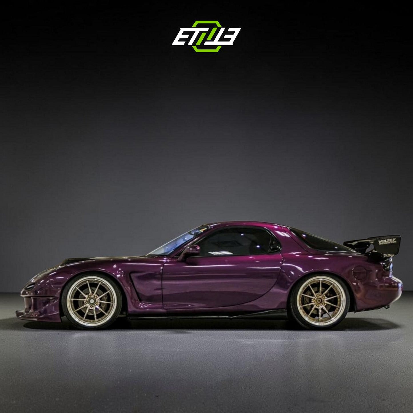 Mazda RX-7 FD3S V8 MS Engine Swap Carbon Hood - 2