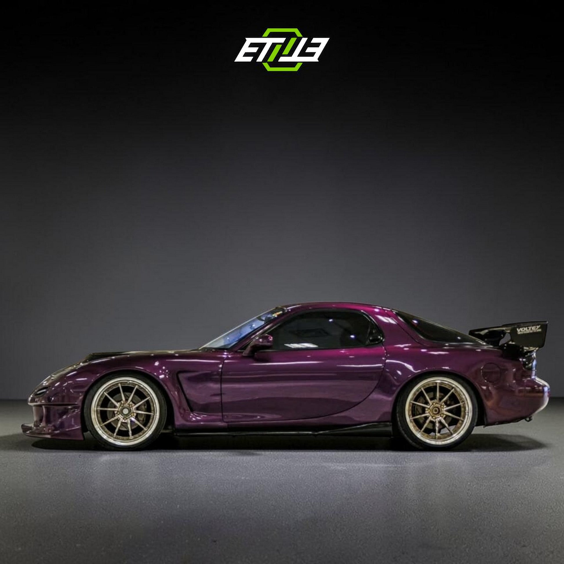 Mazda RX-7 FD3S V8 MS Engine Swap Carbon Hood - 2