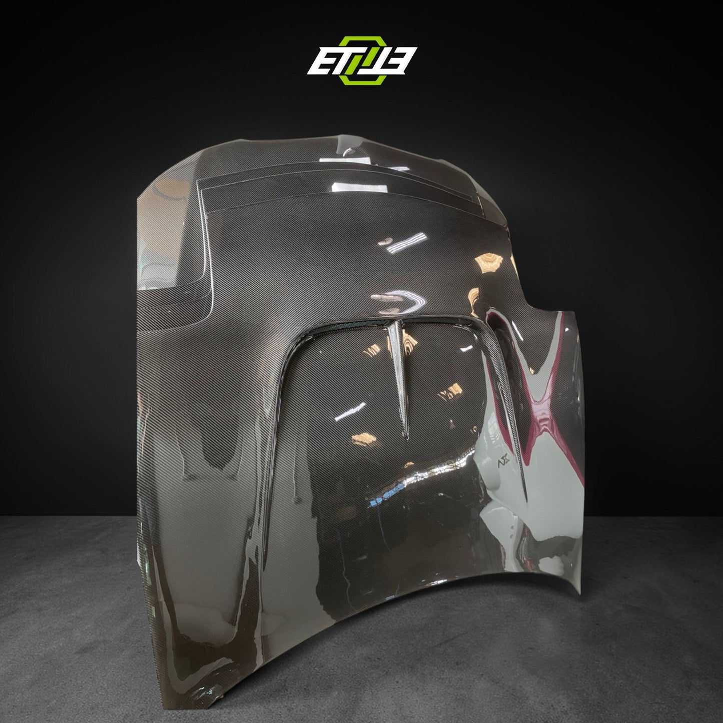 Mazda RX-7 FD3S Mazdaspeed Style Carbon Fiber Hood - 3