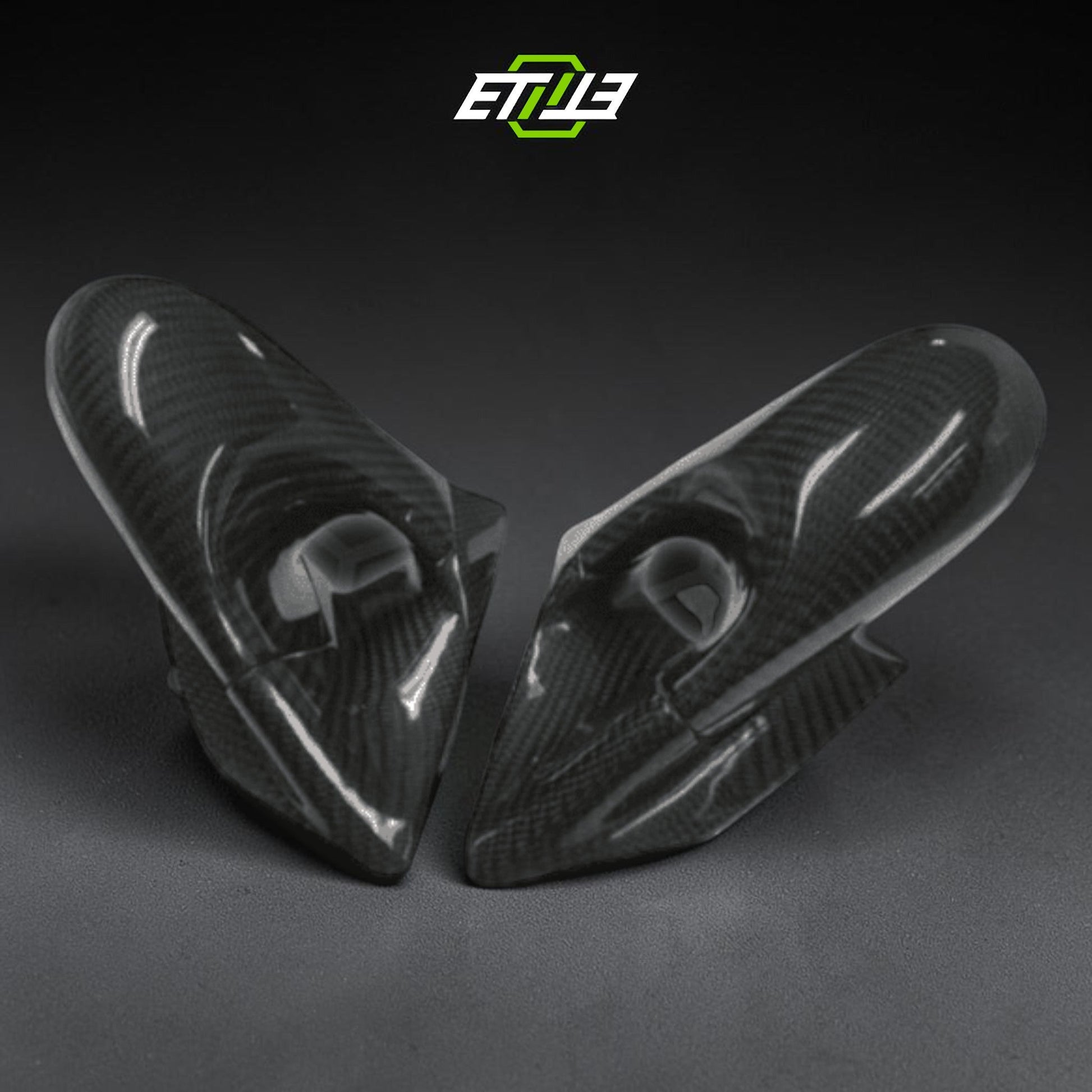 Mazda RX-7 FD3S Ganador Style Carbon Side Mirrors - 1