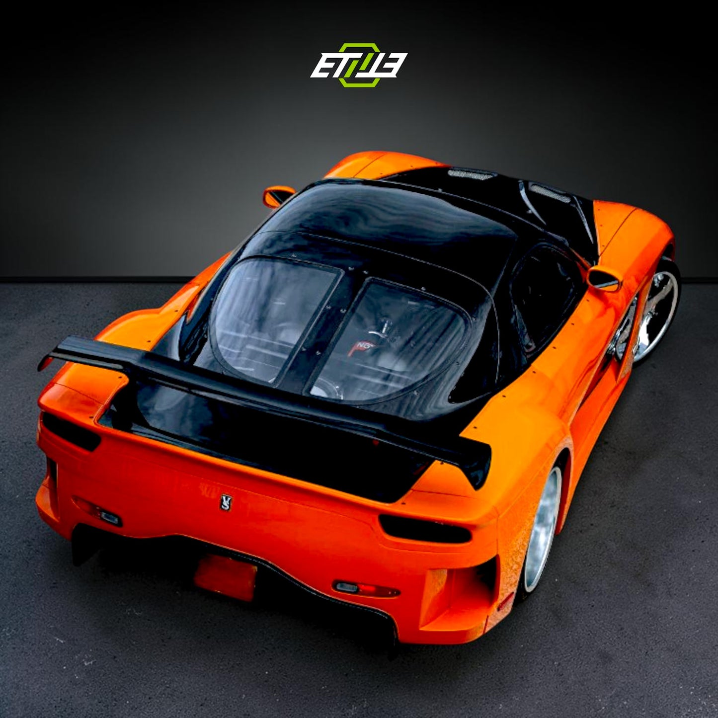 Mazda RX-7 FD3S Veilside Style Carbon Fiber Trunk - 1