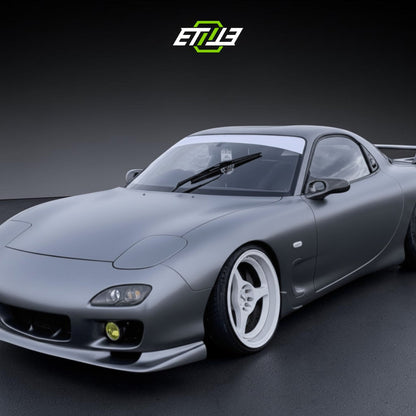 Mazda RX-7 FD3S Ganador Style Carbon Side Mirrors - 3