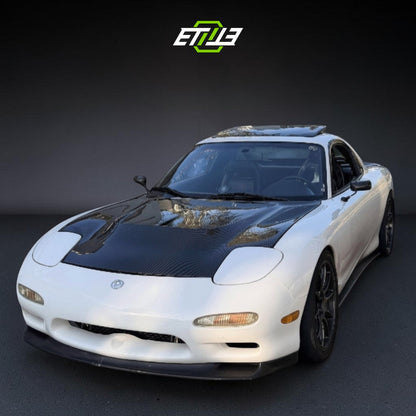 Mazda RX-7 FD3S V8 MS Engine Swap Carbon Hood - 10