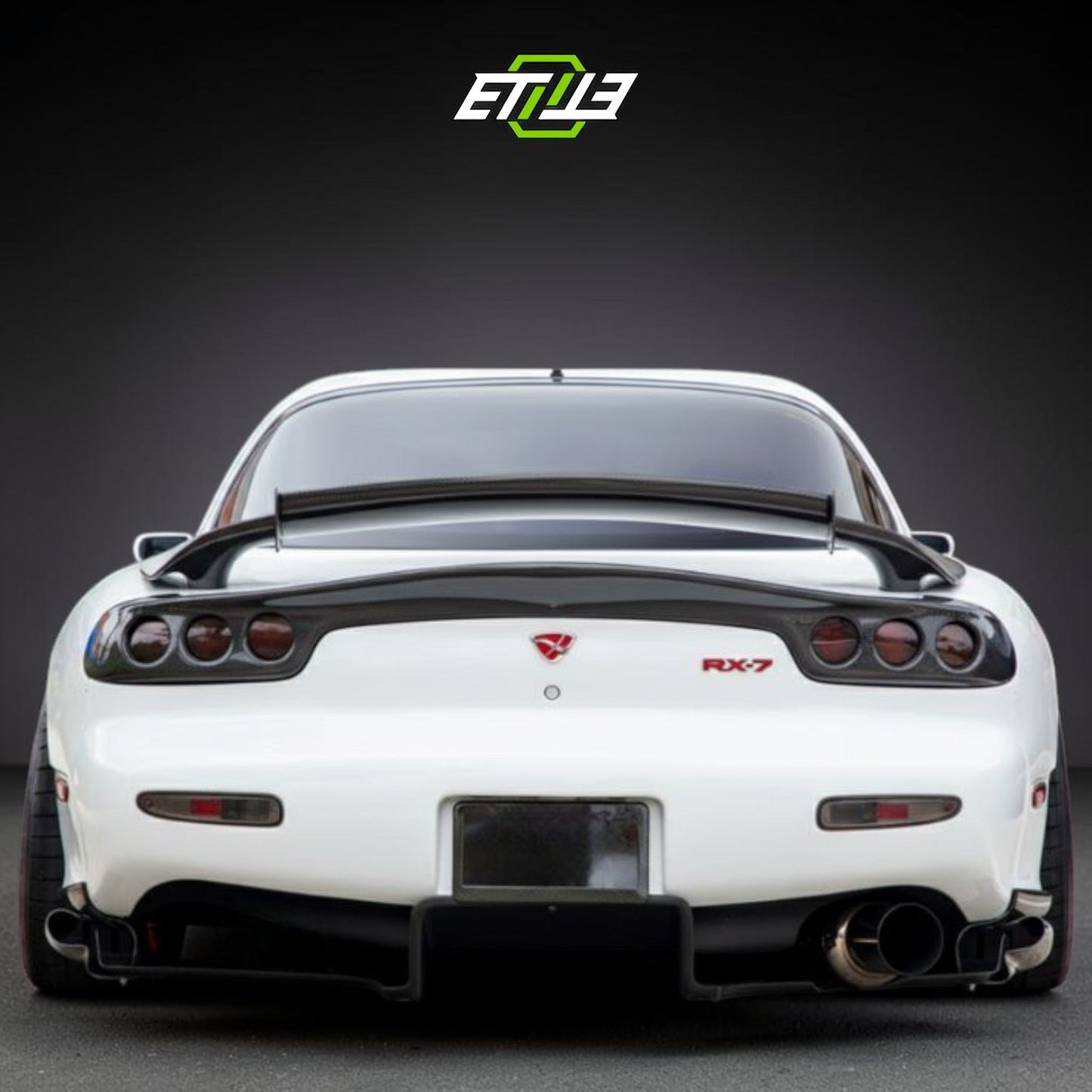 Mazda RX-7 FD3S RE-Amemiya Style Rear Tail Light Lip - 8