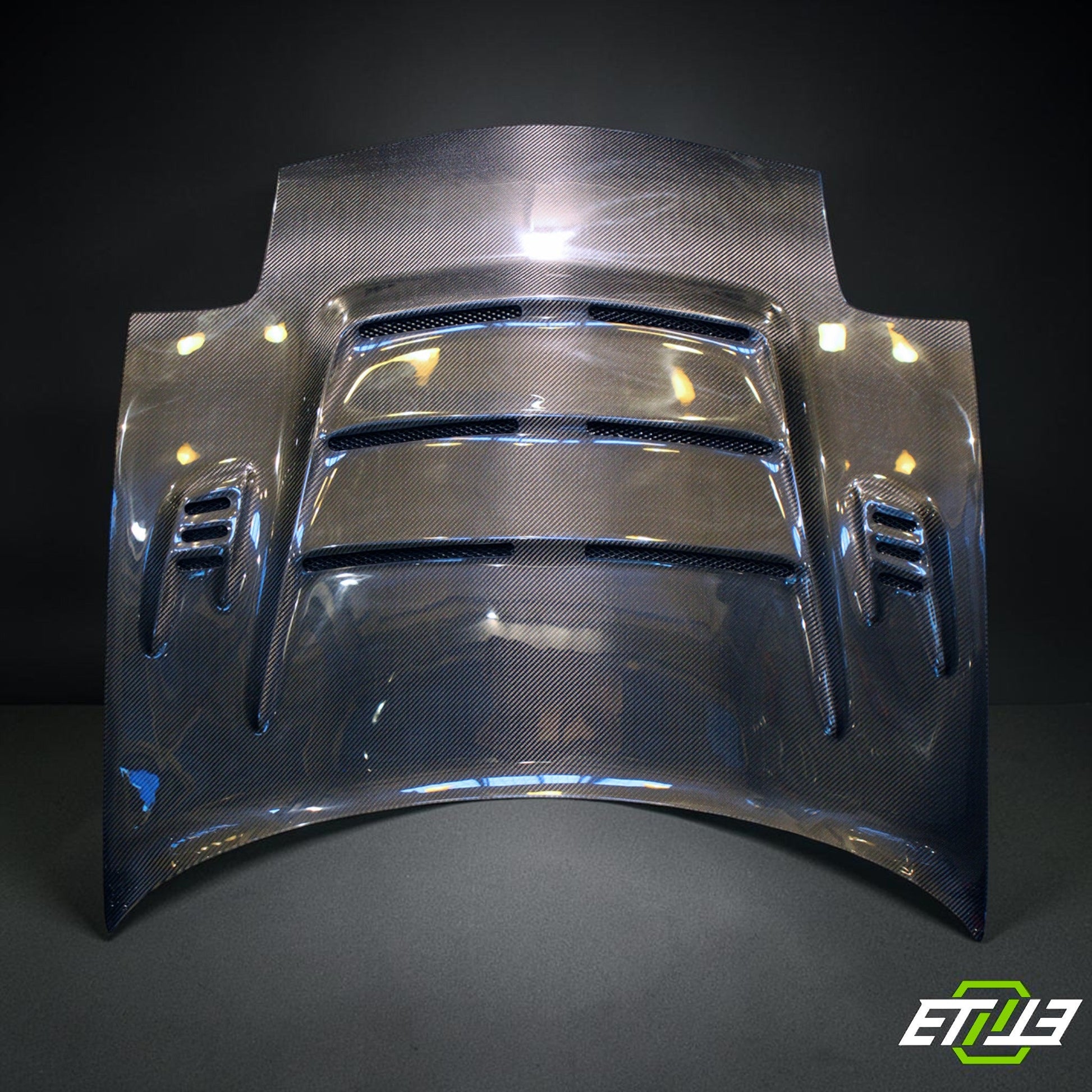 Mazda RX-7 FD3S Mod-X Vented Carbon Hood - 1