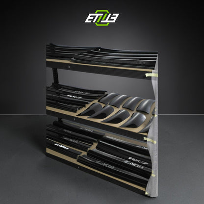 ETi Mazda RX-7 FD3S Carbon Fiber Exhaust Heat Shield - 7
