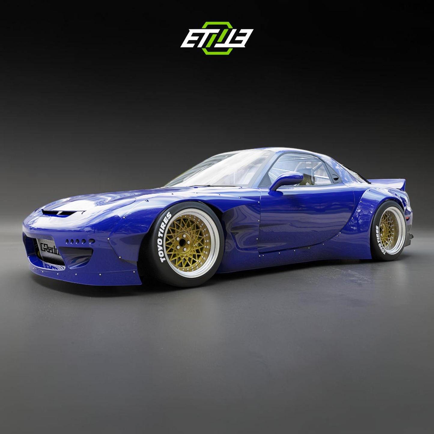 Mazda RX-7 FD3S Rocket Bunny Wide Body Kit - 2