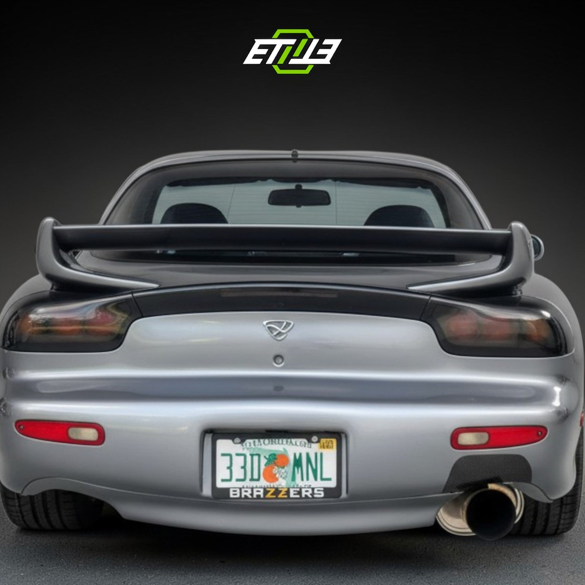 ETi Mazda RX-7 FD3S Carbon Fiber Exhaust Heat Shield - 6