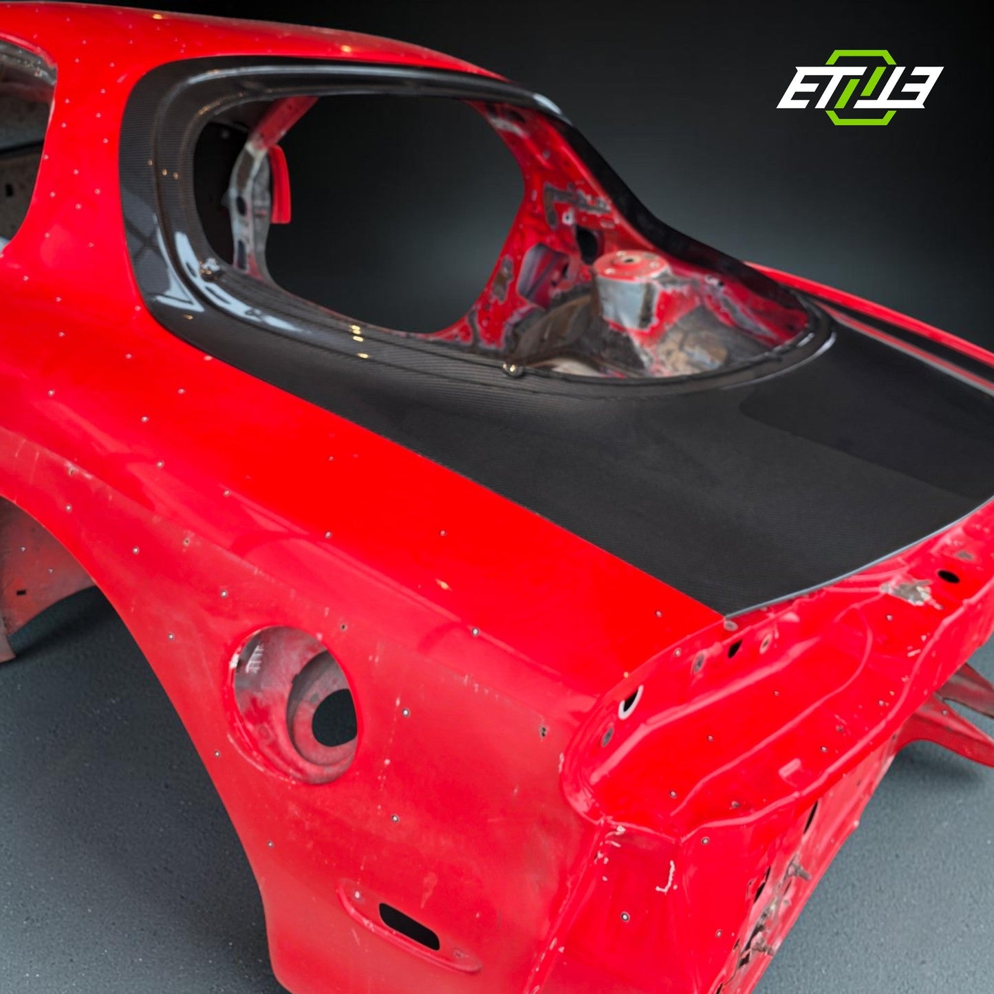 Mazda RX-7 FD3S OEM Style Carbon Fiber Rear Hatch - 4