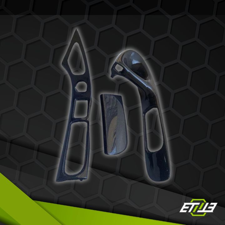 ETi Mazda RX-7 (FD3S) Carbon Fiber Door Handles with Map Pocket - 1