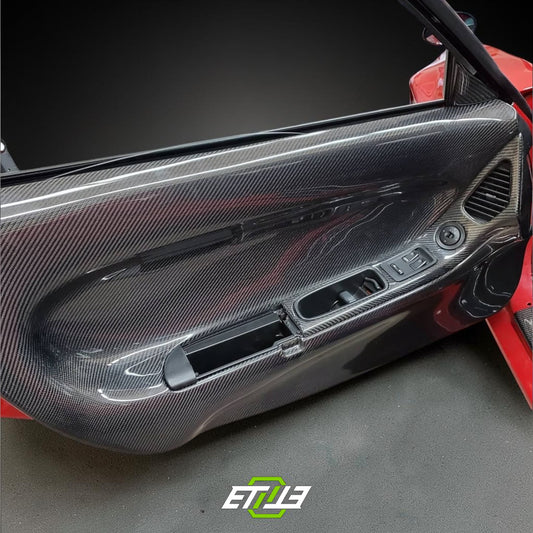 ETi Mazda RX-7 FD3S Carbon Fiber Door Cards - 2