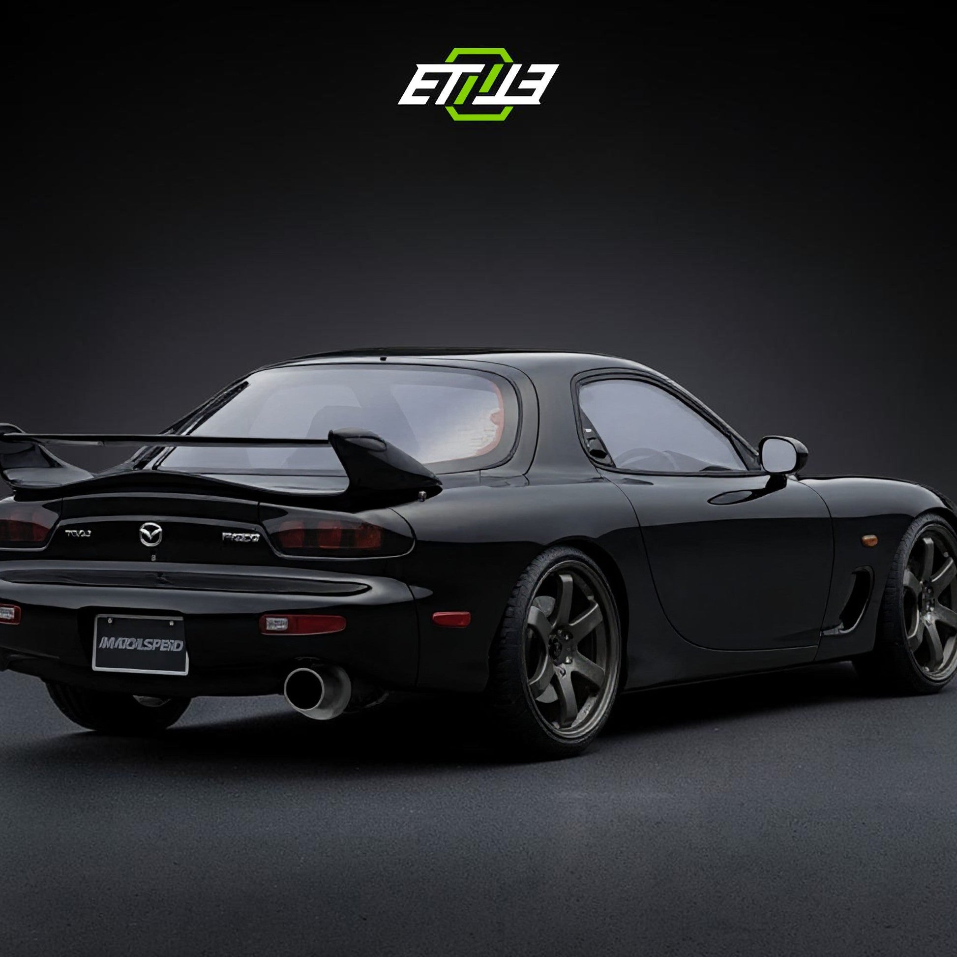 Mazda RX-7 FD3S Mazdaspeed Style Rear Wing - 7