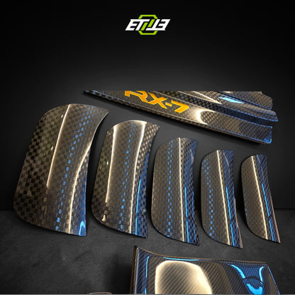 ETi Mazda RX-7 FD3S Carbon Fiber Exhaust Heat Shield - 8