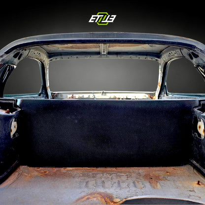 ETi Mazda RX-7 FD3S Dry Carbon Rear Seat & B-Pillar Delete Kit - 4