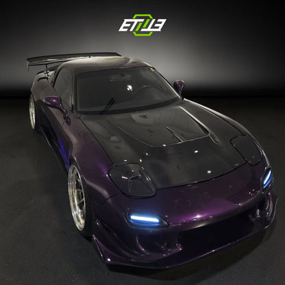 Mazda RX-7 FD3S V8 MS Engine Swap Carbon Hood - 3