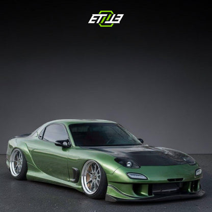 ETi Mazda RX-7 FD3S Suzuka Style Carbon Fiber Hood - 11